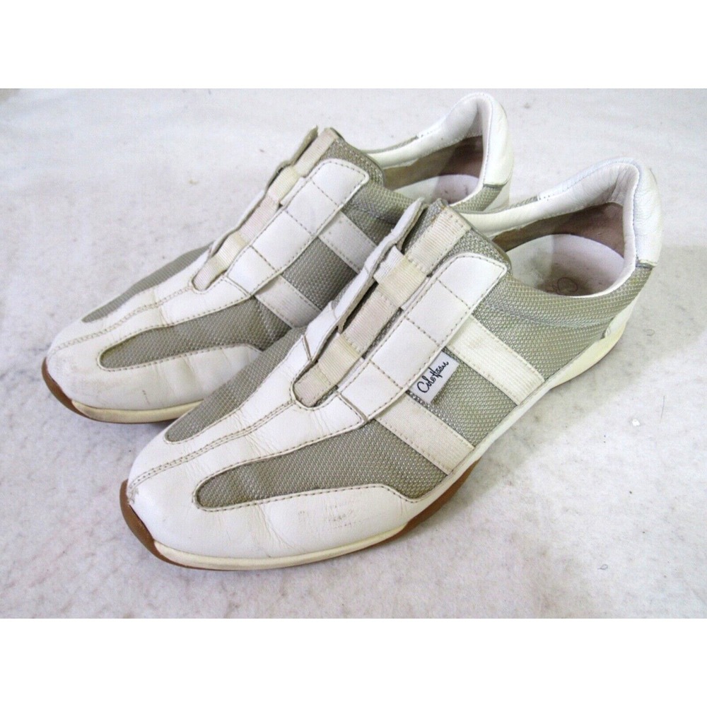 Cole Haan Nikeair Womens Sz‎ 8 B Shoes Slip On White Driving Sneakers D24588